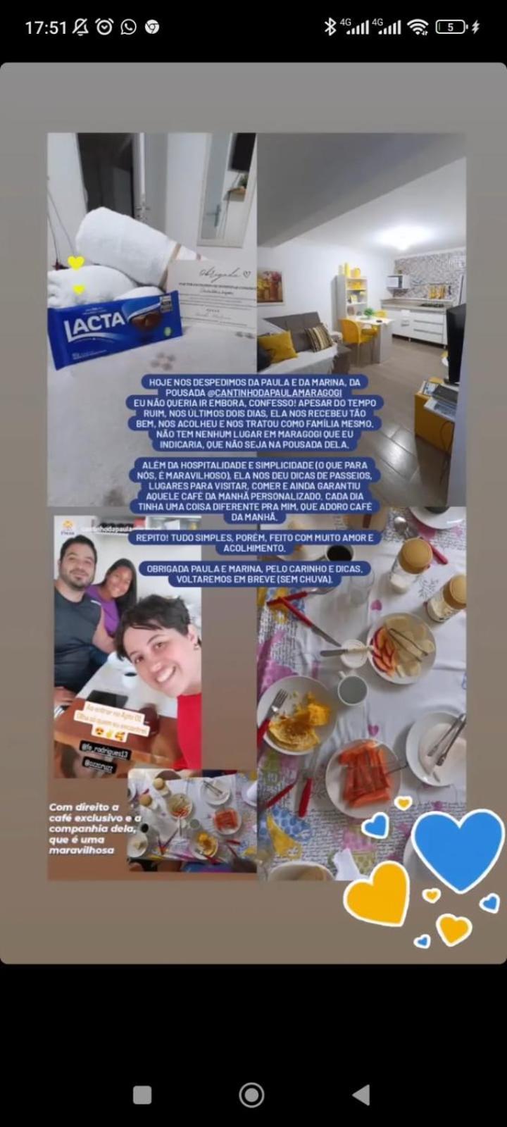 Apto "Cantinho Da Paula" Maragogi Exteriör bild